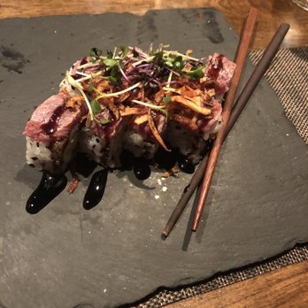 O-Ku - Surf & Turf Roll - Sushi Bars Near Me - Charleston, South Carolina O-Ku - Surf & Turf Roll - Sushi Bars Near Me - Charleston, South Carolina