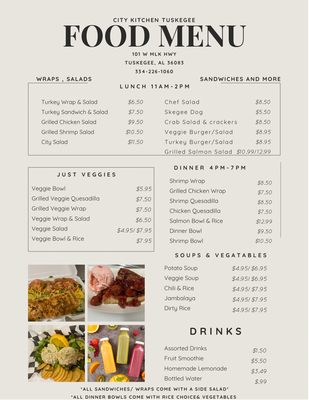 Menu photo 1 The City Kitchen Tuskegee, AL