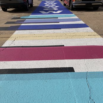 WEST on WEST - Crosswalk in the parking lot (Photo taken on December 20, 2023) - Shopping Centers Near Me - Houston, Texas WEST on WEST - Crosswalk in the parking lot (Photo taken on December 20, 2023) - Shopping Centers Near Me - Houston, Texas