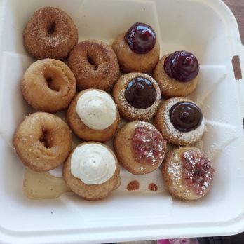 Pip's Original Doughnuts & Chai - Two each of the 6 flavors available. - Coffee & Tea Near Me - Portland, Oregon Pip's Original Doughnuts & Chai - Two each of the 6 flavors available. - Coffee & Tea Near Me - Portland, Oregon