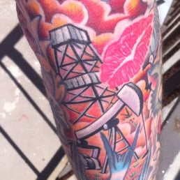 Some oil fields to finish off my arms. Some oil fields to finish off my arms.