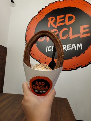 Red Circle Ice Cream & Churros by null