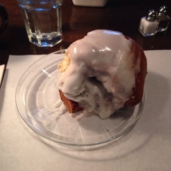 The Good Table - The cinnamon muffin (roll). Came straight out of the oven and was huge!! - American Near Me - Cape Elizabeth, Maine The Good Table - The cinnamon muffin (roll). Came straight out of the oven and was huge!! - American Near Me - Cape Elizabeth, Maine