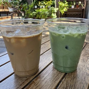 Garden Coffee - Graham cracker latte and harvest moon matcha - Cafes Near Me - San Diego, California Garden Coffee - Graham cracker latte and harvest moon matcha - Cafes Near Me - San Diego, California