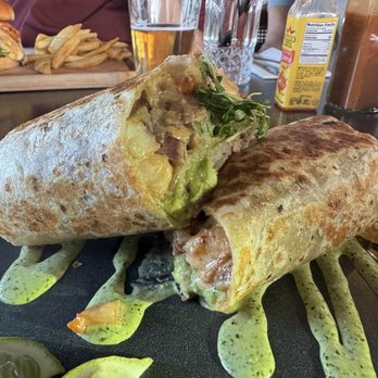 Blu Seafood - Carne Asada Shrimp Burrito - Seafood Near Me - Gilbert, Arizona