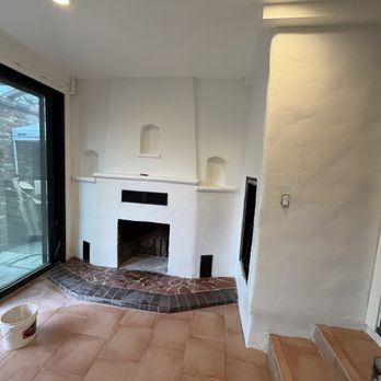 J P Painting & Decorating - After photo of stucco smooth, finish of brick area - Painters Near Me J P Painting & Decorating - After photo of stucco smooth, finish of brick area - Painters Near Me