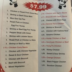 Panda Inn - Menu