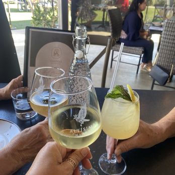 Gaspar's Restaurant - Sauv Blanc & Peach Mint Sangria - Spanish Near Me - Temecula, California