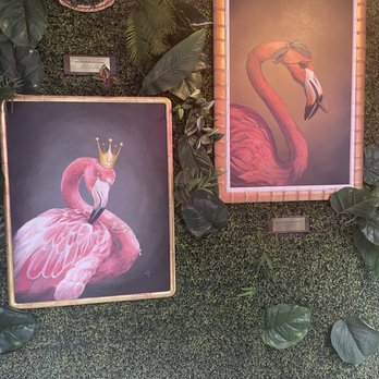 Mandarin Heights - Love the flamingo decor! - Cocktail Bars Near Me - Tampa, Florida