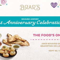 Brar's -Bovaird - Brar's-Bovaird-1st Anniversary Celebration Invitation
