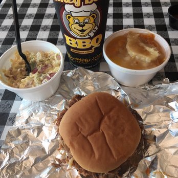 Honey Bear's BBQ - #1 combo with brisket and potato salad - Barbeque Near Me - Phoenix, Arizona