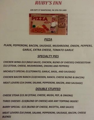Menu photo 3 Ruby's Inn Nanticoke, PA Menu photo 3 Ruby's Inn Nanticoke, PA