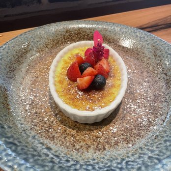 Otoro - Pandan creme brûlée - Sushi Bars Near Me - Plantation, Florida Otoro - Pandan creme brûlée - Sushi Bars Near Me - Plantation, Florida