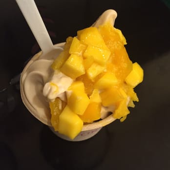Yoga-urt - Salted caramel zen and peanut butter w/ mango - Ice Cream & Frozen Yogurt Near Me - Glendale, California