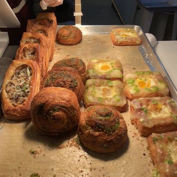Rose Ave Bakery - "egg tarts", scallion roll, and mushroom savory pastry - Bakeries Near Me - Washington, DC, District of Columbia Rose Ave Bakery - "egg tarts", scallion roll, and mushroom savory pastry - Bakeries Near Me - Washington, DC, District of Columbia