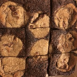 Delicious chewy brownies