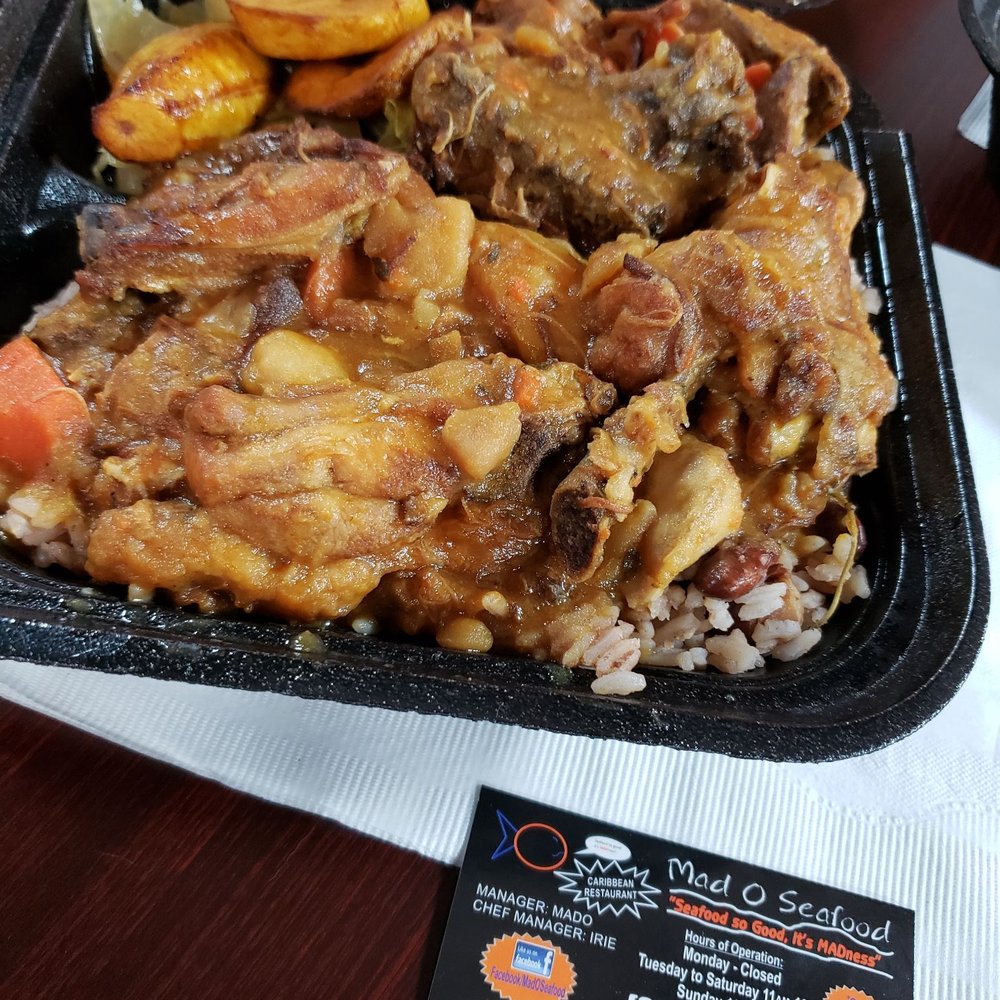 Mad O Caribbean and Seafood - BROWN STEW CHICKEN - Seafood Near Me - Jacksonville, Florida