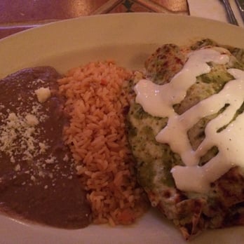 Mesa Azteca - Chicken enchiladas with verde sauce. - Mexican Near Me - Brooklyn, New York