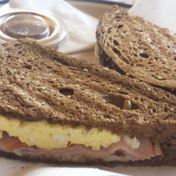 Sabor X Kafe - Breakfast sandwich with ham, egg and cheese. $5.50 - Coffee & Tea Near Me - Los Angeles, California Sabor X Kafe - Breakfast sandwich with ham, egg and cheese. $5.50 - Coffee & Tea Near Me - Los Angeles, California
