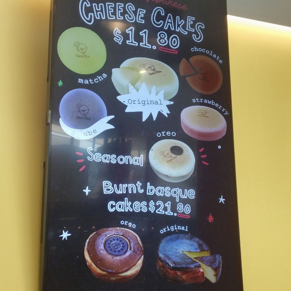 Uncle Tetsu - Menu 3/23/2021 - Bakeries Near Me - Daly City, California Uncle Tetsu - Menu 3/23/2021 - Bakeries Near Me - Daly City, California
