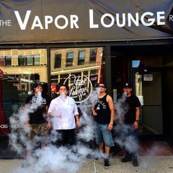 TVLRI - Regulars pushing clouds in front of shop - Vape Shops Near Me - Providence, Rhode Island