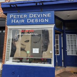 Peter Devine Hair Design - Salon front. 436 E Fort Ave, Baltimore MD 21239