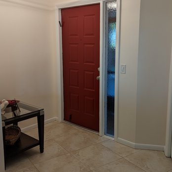 Grandview Kitchens - Entrance with new lighting and front door - Cabinetry Near Me - Royal Palm Beach, Florida