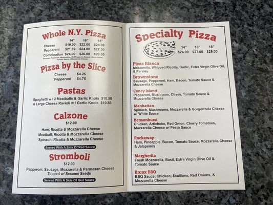 Menu photo 1 Vinnie's Pizzeria Martinez, CA Menu photo 1 Vinnie's Pizzeria Martinez, CA