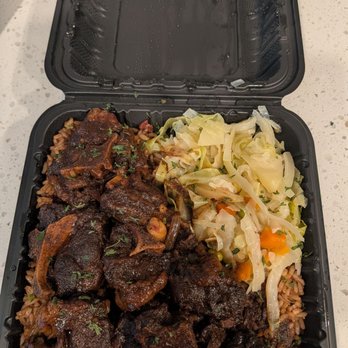 876 Island Cuisine - Oxtail rice/peas and cabbage - Caribbean Near Me - Martinez, Georgia 876 Island Cuisine - Oxtail rice/peas and cabbage - Caribbean Near Me - Martinez, Georgia