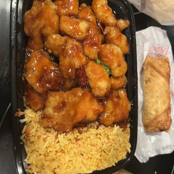 Jade Garden - Orange chicken combo with pork fried rice - Chinese Near Me - Davenport, Florida Jade Garden - Orange chicken combo with pork fried rice - Chinese Near Me - Davenport, Florida