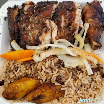 Yardies - Large jerk chicken with rice and peas - Caribbean Near Me - Pickering, Ontario