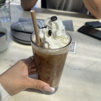 Benchmark - ICED IRISH COFFEE - New American Near Me - Santa Ana, California