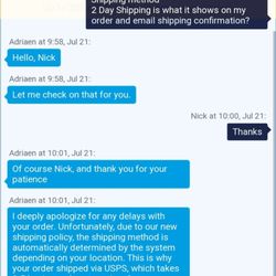 Walmart PetRx - The 2 day shipping.... isn't actually 2 say shipping. They are scamming people