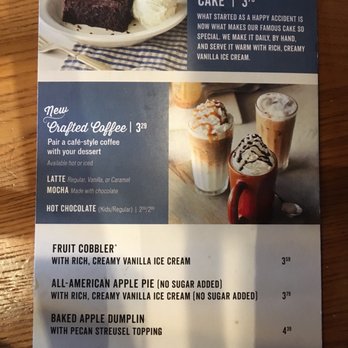 Cracker Barrel Old Country Store - They are offering new crafted coffees and they are pretty good. - Breakfast & Brunch Near Me - Carlisle, Pennsylvania