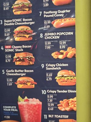 Menu photo 5 Sonic Drive-In Vista, CA