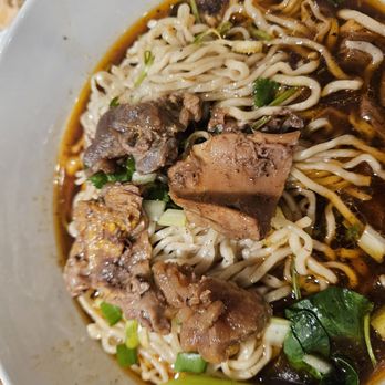 Noodle Nine - Beef noodle soup - not a single edible piece of beef - Noodles Near Me - Redmond, Washington