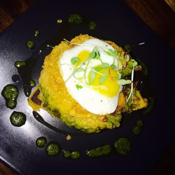 Centro Bar & Kitchen - Maple Quail Waffle (dim lighting) - Tapas/Small Plates Near Me - Reno, Nevada