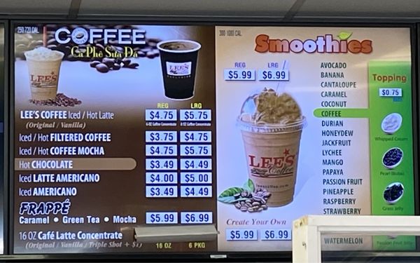 Menu photo 4 Lee's Sandwiches Anaheim, CA Menu photo 4 Lee's Sandwiches Anaheim, CA