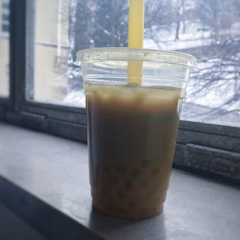 Fuku Tea - Peppermint black milk tea, whole milk, regular sweetness and lychee popping boba to get me through class. - Coffee & Tea Near Me - Pittsburgh, Pennsylvania Fuku Tea - Peppermint black milk tea, whole milk, regular sweetness and lychee popping boba to get me through class. - Coffee & Tea Near Me - Pittsburgh, Pennsylvania