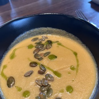 Between The Trees - Squash soup - French Near Me - Greenville, South Carolina