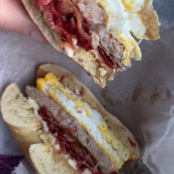 Uncommon Grounds - The Lumberjack breakfast sandwich - Coffee & Tea Near Me - Albany, New York