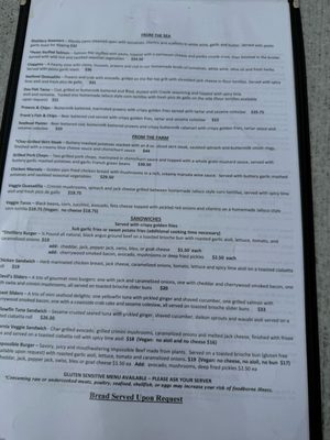 Menu photo 2 Moss Beach Distillery Moss Beach, CA