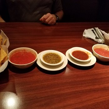 Don Ramon Mexican Restaurant - Salsa - house salsa, tomatillo salsa (green), hot salsa (dark red) - Mexican Near Me - Mayfield Heights, Ohio Don Ramon Mexican Restaurant - Salsa - house salsa, tomatillo salsa (green), hot salsa (dark red) - Mexican Near Me - Mayfield Heights, Ohio