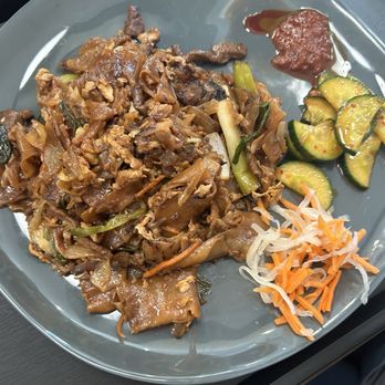 Hawker's Kitchen - Wide noodle dish - Asian Fusion Near Me - Ankeny, Iowa