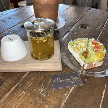 The Honeysuckle Coffee Co - Avocado toast and tea - Coffee & Tea Near Me - Sandy, Utah