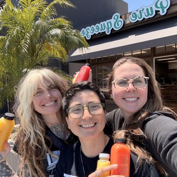 Pure Squeeze Juice Bar - Happy after receiving wonderful service from Min Soo! - Juice Bars & Smoothies Near Me - San Diego, California