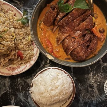 Saranrom Thai - Pineapple Curry Duck - Thai Near Me - Elmhurst, New York Saranrom Thai - Pineapple Curry Duck - Thai Near Me - Elmhurst, New York
