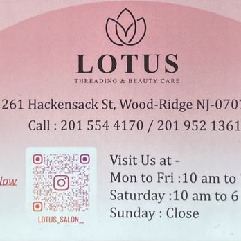 Lotus Threading - Threading Services Near Me - Wood-Ridge, New Jersey