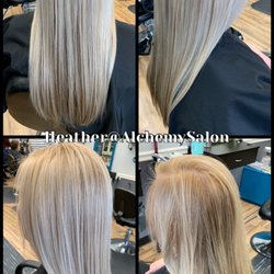 Alchemy Salon - Bright beautiful cool blonde highlights