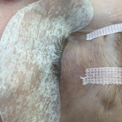 Black Cherry Beauty Studio - Lashes before service.